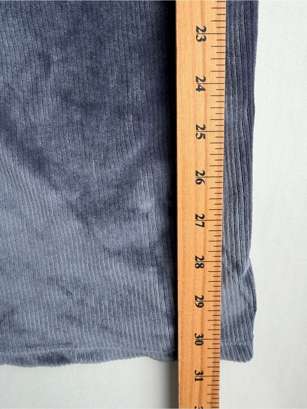Vuori Haven Wide-Leg Lounge Pants Velour Rib Knit Azure Size M - Picture 7 of 10